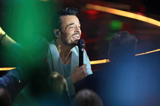 ZDF - Die Giovanni Zarrella Show . Giovanni Zarrella während der ZDF - Unterhaltungssendung Die Giovanni Zarrella Show am 25.04.2026 im Lokschuppen Göttingen. 20260425SBK0093