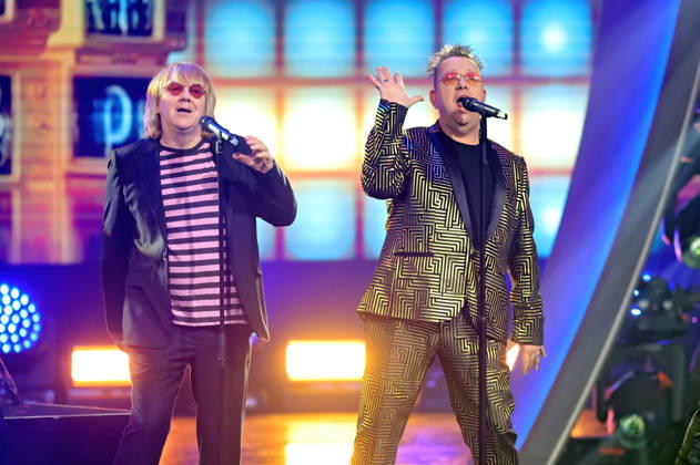 ZDF - Die Giovanni Zarrella Show . Tobias Künzel und Sebastian Krumbiegel ( Die Prinzen ) während der ZDF - Unterhaltungssendung Die Giovanni Zarrella Show am 25.04.2026 im Lokschuppen Göttingen. 20260425SBK0117