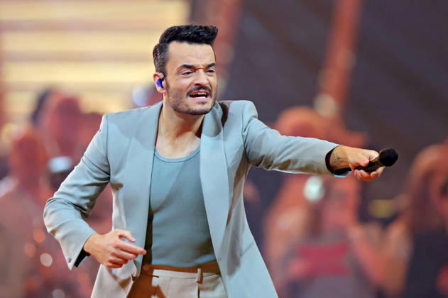 ZDF - Die Giovanni Zarrella Show . Giovanni Zarrella während der ZDF - Unterhaltungssendung Die Giovanni Zarrella Show am 25.04.2026 im Lokschuppen Göttingen. 20260425SBK0161