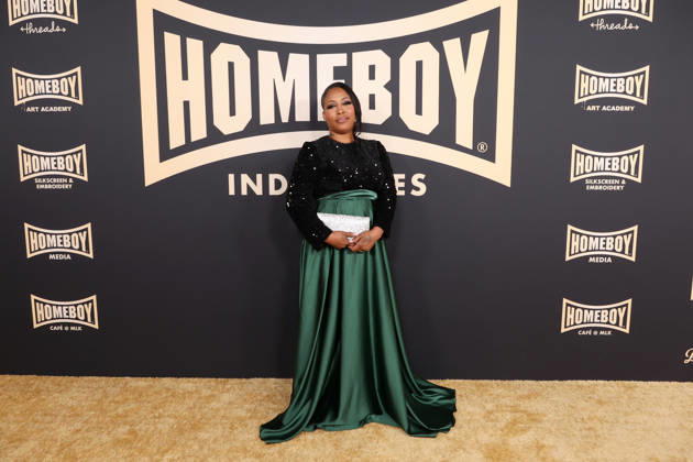 Homeboy Industries 2026 Lo Maximo Awards and Fundraising Gala at the JW Marriott Featuring: JacQueena Mathews Hayes Where: Los Angeles, California, United States When: 26 Apr 2026 Credit: Faye s Vision Cover Images EDITORIAL USE ONLY. NOT FOR USE BY NEWSPAPERS BASED IN THE UK. Copyright: xx coverimg55645745