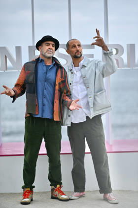 9th Cannes Series - Brigade Anonyme Photocall. FC CANNES, FRANCE - APRIL 26 Eric Cantona and Arié Elmaleh attends the Brigade Anonyme Photocall at the 9th Canneseries International Festival at Plage Du Majestic on April 26, 2026 in Cannes, France. Photo by Franck Castel ABACAPRESS.COM Cannes France  Copyright: xCastelxFranck ABACAx