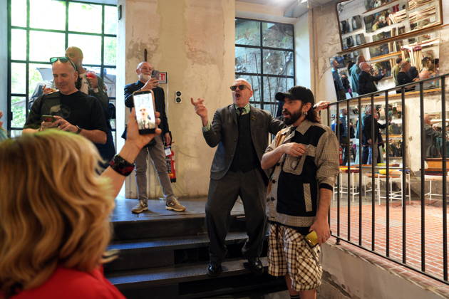 Milan, Milan DesignWeek 2026, Event with DJ set by Nonstante Marras, soft clubbing meets fashion, haute cuisine, art and design, Fuorisalone, Salone del Mobile  Copyright: xDuilioxPiaggesix xipa-agency.netx xDuilioxPiaggesix IPA_Agency_IPA74247236