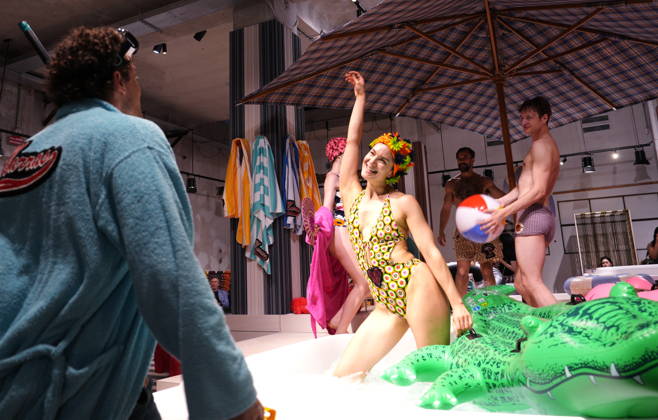 Milan, Milan DesignWeek 2026, Event with DJ set by Nonstante Marras, soft clubbing meets fashion, haute cuisine, art and design, Fuorisalone, Salone del Mobile  Copyright: xDuilioxPiaggesix xipa-agency.netx xDuilioxPiaggesix IPA_Agency_IPA74247213