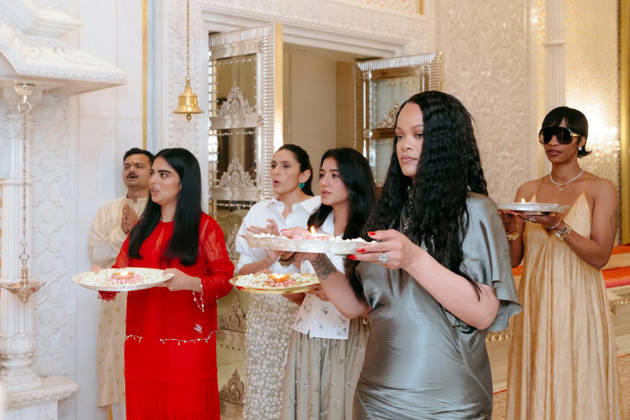 RECORD DATE NOT STATED Pop-star Rihanna with Isha Ambani, Shloka Mehta, and Radhika Merchant as she visits the Ambani family at their home for lunch Mumbai, April 26 (ANI): Pop-star Rihanna with Isha Ambani, Shloka Mehta, and Radhika Merchant as she visits the Ambani family at their home for lunch, in Mumbai on Sunday. Mumbai Maharashtra India Copyright: xANIx ANI_20260426084