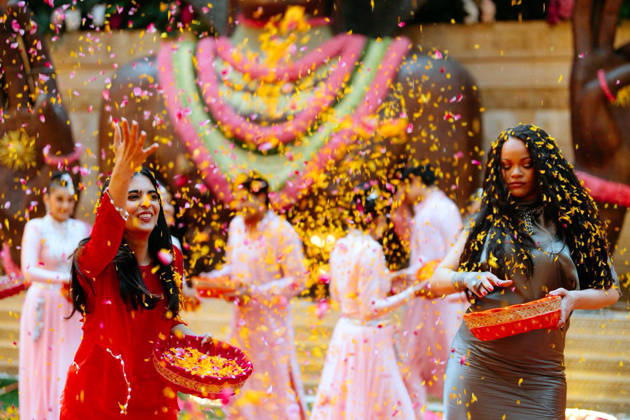 RECORD DATE NOT STATED Pop-star Rihanna with Isha Ambani during her visit to the Ambani family at their home for lunch Mumbai, April 26 (ANI): Pop-star Rihanna with Isha Ambani during her visit to the Ambani family at their home for lunch, in Mumbai on Sunday. Mumbai Maharashtra India Copyright: xANIx ANI_20260426089