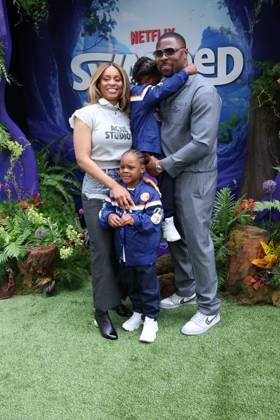 Premiere of Swapped LOS ANGELES, CALIFORNIA - APRIL 26: Khalil Mack & Family at the Premiere of Netflix s Swapped at Netflix Tudum Theater on April 26, 2026 in Los Angeles, California. Credit: AdMedia EDITORIAL USE ONLY  Copyright: xx AdMediax admphotostwo984753