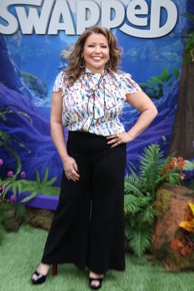 LOS ANGELES, CALIFORNIA - APRIL 26: Justina Machado at the Premiere of Netflix s Swapped at Netflix Tudum Theater on April 26, 2026 in Los Angeles, California. Credit: USA  - ZUMAa123 20260426_zaa_a123_049 Copyright: xAdMediax