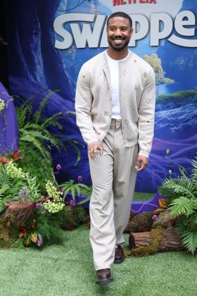 Premiere of Swapped LOS ANGELES, CALIFORNIA - APRIL 26: Michael B. Jordan at the Premiere of Netflix s Swapped at Netflix Tudum Theater on April 26, 2026 in Los Angeles, California. Credit: AdMedia EDITORIAL USE ONLY  Copyright: xx AdMediax admphotostwo984761