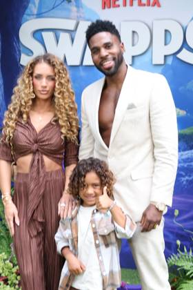 LOS ANGELES, CALIFORNIA - APRIL 26: Jena Frumes, Jason King Derulo and Jason Derulo at the Premiere of Netflix s Swapped at Netflix Tudum Theater on April 26, 2026 in Los Angeles, California. Copyright: xAdMediax MediaPunchx