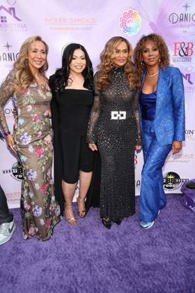 LOS ANGELES, CALIFORNIA - APRIL 26: Holly Robinson Peete, Tina Knowles, Tish Campbell & Chief Ruby Flores at Celebration of Serenity : The Sneaker Ball on April 26, 2026 Copyright: xAdMediax MediaPunchx