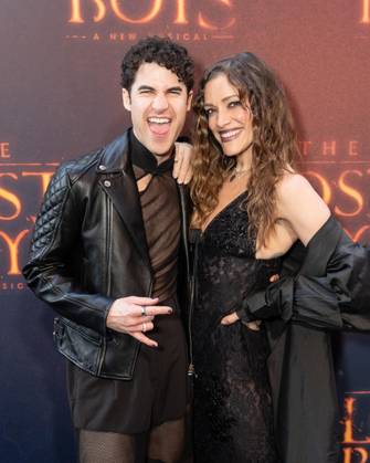 April 26, 2026, Bronx, New York, USA: Darren Criss and Mia Criss attend Lost Boys opening night on Broadway at Palace Theatre in New York, NY on April 26, 2026. Bronx USA - ZUMAr339 20260426_znp_r339_135 Copyright: xLevxRadinx