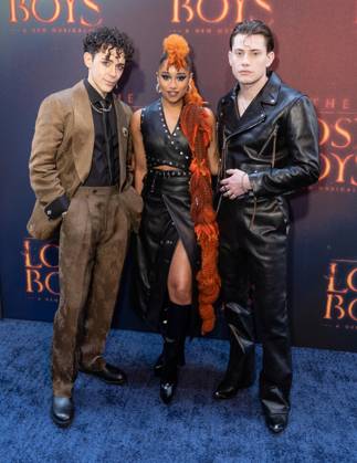 April 26, 2026, Bronx, New York, USA: Ali Louis Bourzgui, Maria Wirries and LJ Benet attend Lost Boys opening night on Broadway at Palace Theatre in New York, NY on April 26, 2026. Bronx USA  - ZUMAr339 20260426_znp_r339_069 Copyright: xLevxRadinx