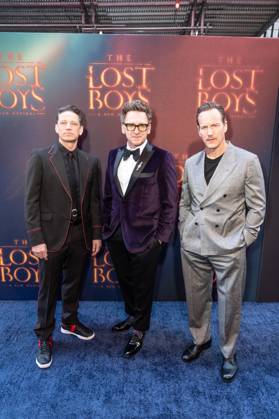 April 26, 2026, Bronx, New York, USA: James Carpinello, Marcus Chait and Patrick Wilson attend Lost Boys opening night on Broadway at Palace Theatre in New York, NY on April 26, 2026. Bronx USA - ZUMAr339 20260426_znp_r339_073 Copyright: xLevxRadinx