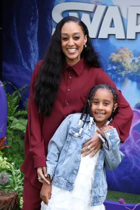 LOS ANGELES, CALIFORNIA APRIL 26 Tia Mowry at the Premiere of Netflix s Swapped at Netflix Tudum Theater on April 26, 2026 in Los Angeles, California Credit AdMedia 455412 2026 04 26  Copyright: xAdMediax STAR_455412_013