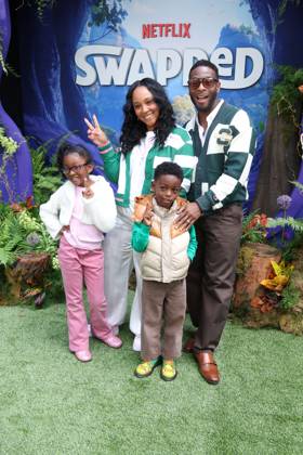 LOS ANGELES, CALIFORNIA APRIL 26 Wisdom Mitchell, Asia Lee Mitchell, Honor Mitchell and Kel Mitchell at the Premiere of Netflix s Swapped at Netflix Tudum Theater on April 26, 2026 in Los Angeles, California Credit AdMedia 455412 2026 04 26  Copyright: xAdMediax STAR_455412_021