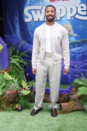 LOS ANGELES, CALIFORNIA APRIL 26 Michael B Jordan at the Premiere of Netflix s Swapped at Netflix Tudum Theater on April 26, 2026 in Los Angeles, California Credit AdMedia 455412 2026 04 26  Copyright: xAdMediax STAR_455412_045