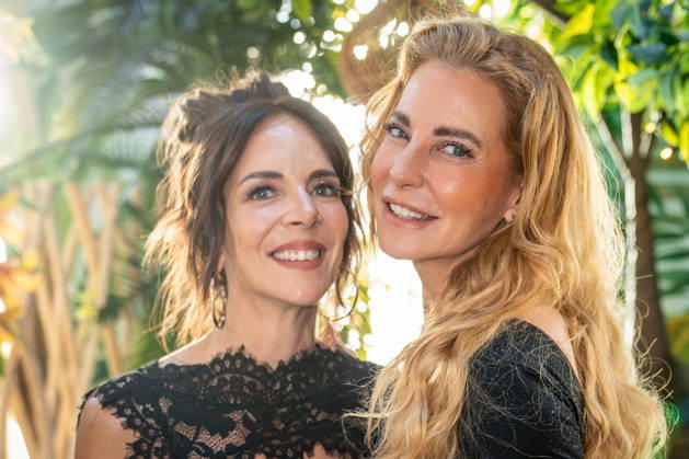 Daniela Büchner und Giulia Siegel im neu gestalteten First Floor des Megaparks;Saison-Opening 2026 im Megapark auf Mallorca -, Playa de Palma Mallorca Spanien Megapark