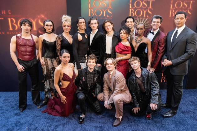 April 26, 2026, Bronx, New York, USA: Cast members of ensemble attend Lost Boys opening night on Broadway at Palace Theatre in New York, NY on April 26, 2026. Bronx USA - ZUMAr339 20260426_znp_r339_024 Copyright: xLevxRadinx