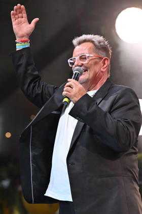 20260426 Mega Park Opening 2026 PALMA, SPAIN - APRIL 26 2026 : Andy Lux der Party Fuchs at - Mega Park Opening 2026 on April 26, 2026 in Palma, . Palma Mallorca Spain