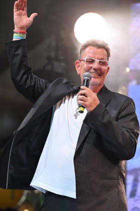 20260426 Mega Park Opening 2026 PALMA, SPAIN - APRIL 26 2026 : Andy Lux der Party Fuchs at - Mega Park Opening 2026 on April 26, 2026 in Palma, . Palma Mallorca Spain