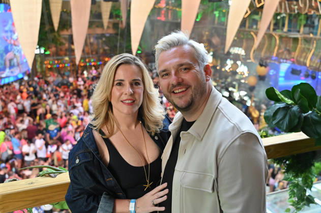20260426 Mega Park Opening 2026 PALMA, SPAIN - APRIL 26 2026 : Samu, Daniel Samorey, Yvonne Samorey at - Mega Park Opening 2026 on April 26, 2026 in Palma, . Palma Mallorca Spain