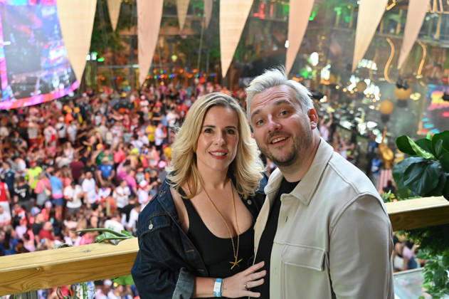 20260426 Mega Park Opening 2026 PALMA, SPAIN - APRIL 26 2026 : Samu, Daniel Samorey, Yvonne Samorey at - Mega Park Opening 2026 on April 26, 2026 in Palma, . Palma Mallorca Spain