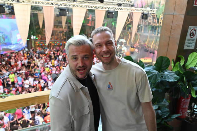 20260426 Mega Park Opening 2026 PALMA, SPAIN - APRIL 26 2026 : Samu aka Daniel Samorey, HouseKaspeR - Philipp Immig at - Mega Park Opening 2026 on April 26, 2026 in Palma, . Palma Mallorca Spain