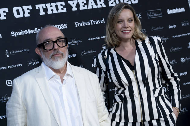 Alex de la Iglesia and Carolina Bang attend Chef of the Year 2026 photocall .April 27, 2026 in Madrid, Spain. (20260427512)