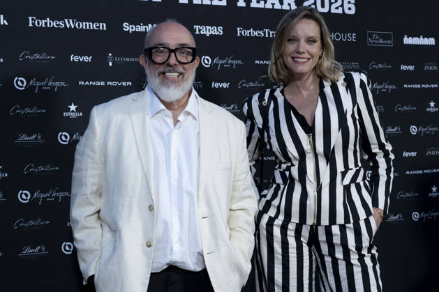 Alex de la Iglesia and Carolina Bang attend Chef of the Year 2026 photocall .April 27, 2026 in Madrid, Spain. (20260427523)