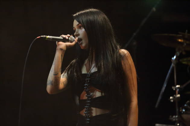Maggie Lindemann bei einem Konzert im Hole 44 in Berlin, 27. April 2026. Maggie Lindemann Konzert Berlin