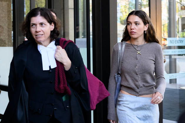 REBEL WILSON COURT, Barrister Sue Chrysanthou (left), and Charlotte MacInnes during a break at the Federal Court of Australia, in Sydney, Tuesday, April 28, 2026. ( NO ARCHIVING SYDNEY NEW SOUTH WALES AUSTRALIA  Copyright: xBIANCAxDExMARCHIx 20260428183507745331