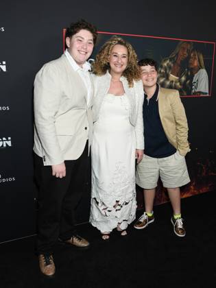 Riva Marker, guests-Sons at arrivals for IS GOD IS Premiere, Brooklyn Academy of Music (BAM) Rose Cinema, New York, NY, April 27, 2026. Photo By: Quoin Pics Everett Collection IS GOD IS Premiere PUBLICATIONXNOTxINxCANxCHNxFRAxITAxJPNxNORxPOLxRUSxESPxUKxUSA