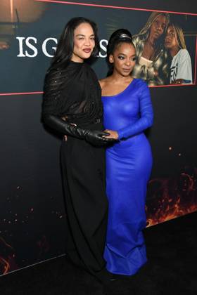 Tessa Thompson, Kara Young at arrivals for IS GOD IS Premiere, Brooklyn Academy of Music (BAM) Rose Cinema, New York, NY, April 27, 2026. Photo By: Quoin Pics Everett Collection IS GOD IS Premiere PUBLICATIONXNOTxINxCANxCHNxFRAxITAxJPNxNORxPOLxRUSxESPxUKxUSA