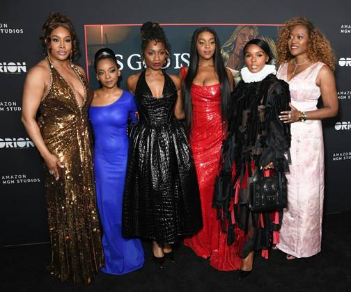 Vivica A. Fox, Kara Young, Aleshea Harris, Mallori Johnson, Janelle Monae, Erika Alexander at arrivals for IS GOD IS Premiere, Brooklyn Academy of Music (BAM) Rose Cinema, New York, NY, April 27, 2026. Photo By: Quoin Pics Everett Collection IS GOD IS Premiere PUBLICATIONXNOTxINxCANxCHNxFRAxITAxJPNxNORxPOLxRUSxESPxUKxUSA