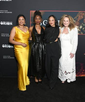 Kishori Rajan, Aleshea Harris, Tessa Thompson, Riva Marker at arrivals for IS GOD IS Premiere, Brooklyn Academy of Music (BAM) Rose Cinema, New York, NY, April 27, 2026. Photo By: Quoin Pics Everett Collection IS GOD IS Premiere PUBLICATIONXNOTxINxCANxCHNxFRAxITAxJPNxNORxPOLxRUSxESPxUKxUSA