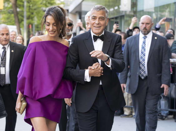 April 27, 2026, New York, Ny, United States: Amal Clooney and George Clooney attend the 51st Annual Chaplin Award Honoring George Clooney. Held at Alice Tully Hall at Lincoln Center in New York. Zuma Press April 27, 2026. New York United States  - ZUMAp281 20260427_zea_p281_004 Copyright: xPhotoxImagexPressx