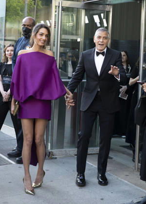 April 27, 2026, New York, Ny, United States: Amal Clooney and George Clooney attend the 51st Annual Chaplin Award Honoring George Clooney. Held at Alice Tully Hall at Lincoln Center in New York. Zuma Press April 27, 2026. New York United States  - ZUMAp281 20260427_zea_p281_012 Copyright: xPhotoxImagexPressx