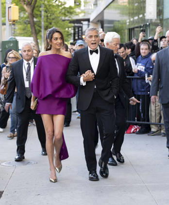 April 27, 2026, New York, Ny, United States: Amal Clooney and George Clooney attend the 51st Annual Chaplin Award Honoring George Clooney. Held at Alice Tully Hall at Lincoln Center in New York. Zuma Press April 27, 2026. New York United States  - ZUMAp281 20260427_zea_p281_013 Copyright: xPhotoxImagexPressx