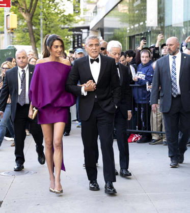 April 27, 2026, New York, Ny, United States: Amal Clooney and George Clooney attend the 51st Annual Chaplin Award Honoring George Clooney. Held at Alice Tully Hall at Lincoln Center in New York. Zuma Press April 27, 2026. New York United States  - ZUMAp281 20260427_zea_p281_015 Copyright: xPhotoxImagexPressx