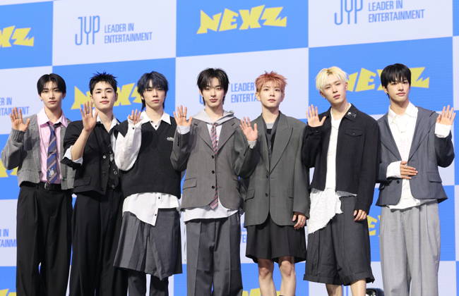 S. Korean boy group Nexz S. Korean boy group Nexz South Korean boy group Nexz poses for a photo during a showcase for the group s second single album Mnchk in Seoul on April 27, 2026. (Yonhap) 2026-04-28 14:41:36 < 1980-2026 YONHAPNEWS AGENCY. .> ¼­¿ïÆ¯º°½Ã EDITORIAL USE ONLY  Copyright: xx PYH2026042811380034400 YonhapxNewsx yonphotos251825
