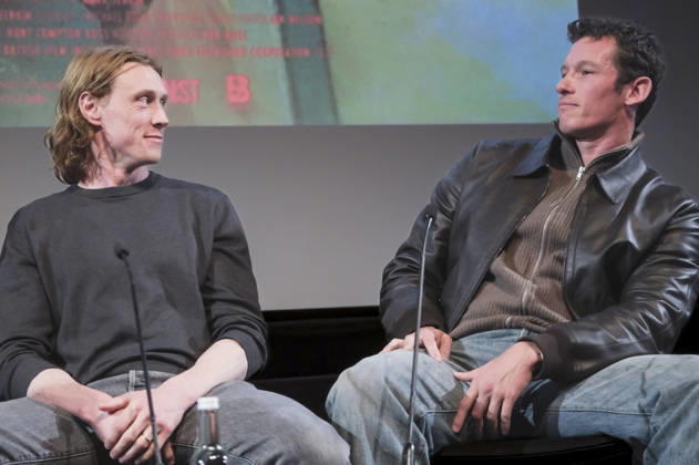 George Mackay und Callum Turner in der Talkshow Mark Kermode Live in 3D im BFI Southbank. London, 27.04.2026