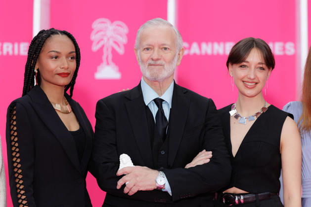 Pink Carpet - The 9th Canneseries International Festival - Day 5 Philypa Phoenix, Francis Huster, Zoï Severin attend the Day Five of the 9th Canneseries International Festival on April 27, 2026 in Cannes, France. Photo by ShootPix ABACAPRESS.COM Cannes France  Copyright: xShootpix ABACAx