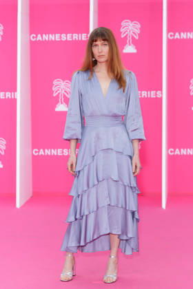 Pink Carpet - The 9th Canneseries International Festival - Day 5 Erika Sainte attends the Day Five of the 9th Canneseries International Festival on April 27, 2026 in Cannes, France. Photo by ShootPix ABACAPRESS.COM Cannes France  Copyright: xShootpix ABACAx