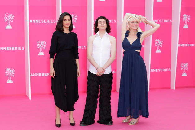 Pink Carpet - The 9th Canneseries International Festival - Day 5 Roman Doduik, Hiba Bennani and Olivia Côte attend the Day Five of the 9th Canneseries International Festival on April 27, 2026 in Cannes, France. Photo by ShootPix ABACAPRESS.COM Cannes France  Copyright: xShootpix ABACAx