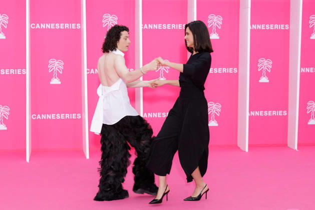 Pink Carpet - The 9th Canneseries International Festival - Day 5 Roman Doduik, Hiba Bennani attend the Day Five of the 9th Canneseries International Festival on April 27, 2026 in Cannes, France. Photo by ShootPix ABACAPRESS.COM Cannes France  Copyright: xShootpix ABACAx