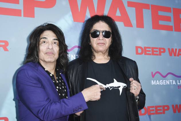 Paul Stanley, Gene Simmons at arrivals for DEEP WATER Premiere, Paramount Theater, Los Angeles, CA, April 27, 2026. Photo By: Elizabeth Goodenough Everett Collection DEEP WATER Premiere PUBLICATIONXNOTxINxCANxCHNxFRAxITAxJPNxNORxPOLxRUSxESPxUKxUSA