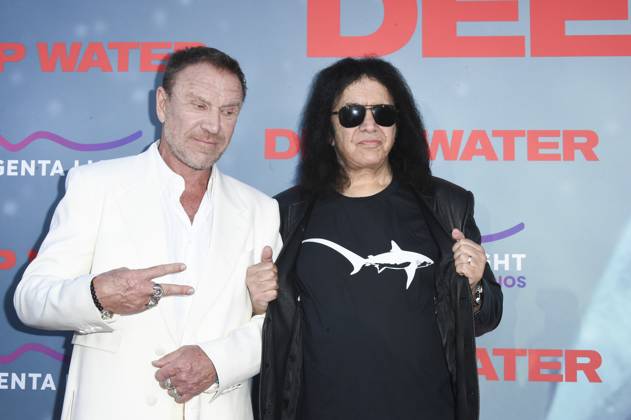 Renny Harlin, Gene Simmons at arrivals for DEEP WATER Premiere, Paramount Theater, Los Angeles, CA, April 27, 2026. Photo By: Elizabeth Goodenough Everett Collection DEEP WATER Premiere PUBLICATIONXNOTxINxCANxCHNxFRAxITAxJPNxNORxPOLxRUSxESPxUKxUSA