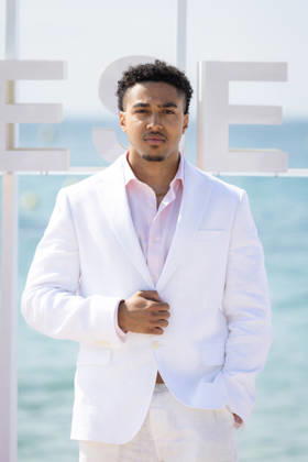 9th Canneseries - L’Or Bleu Photocall Kriss LAFFITTE attends the photocall of ‘L’OR BLEU’ during the 9th Canneseries International Festival at Plage Du Majestic on April 28, 2026 in Cannes, France. Photo by ShootPix ABACAPRESS.COM Cannes France  Copyright: xShootpix ABACAx