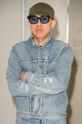 NIGO: From Japan with Love Press Preview at Design Museum, London, UK - Japanese fashion designer NIGO (born Tomoaki Nagao) poses in front of his vintage collection at a photocall for The Design Museum s NIGO: From Japan with Love Exhibition at The Design Museum in London, England, UK on Tuesday 28 April 2026 which runs from 1st May 2026 - 4th October 2026., Credit:Justin Ng Avalon UK, England, London, Design Museum  Copyright: xJustinxNgx xAvalonx 1094977806