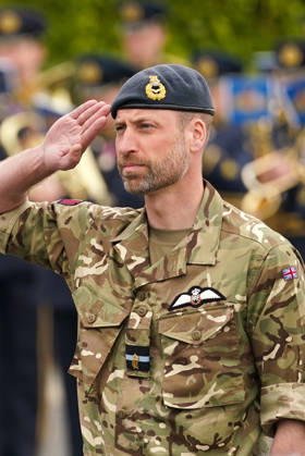 . 28 04 2026. Anglesey, United Kingdom. Prince William during a visit to RAF Valley on the island of Anglesey in Wales, United Kingdom.  xPoolx xi-Imagesx IIM-26741-0005